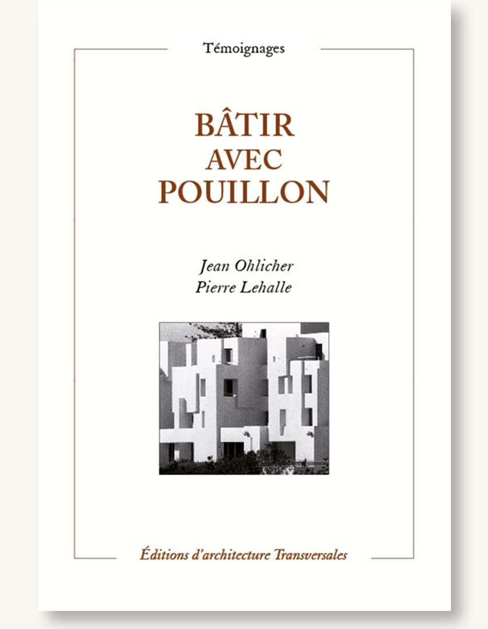 Couverture du livre Bâtir avec Pouillon