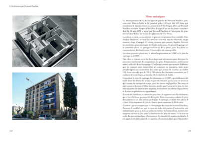 Maquette d'appartement et vue d'un immeuble à Diar-es-Saâda, p. 184-185, L'Architecture par Fernand Pouillon, Catherine Sayen. éd. Transversales