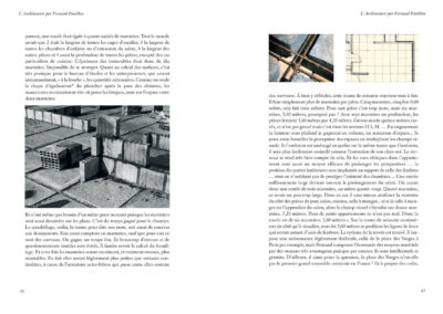 Vue du plancher à marmites et nervures croisées., p. 46-47, L'Architecture par Fernand Pouillon, Catherine Sayen. éd. Transversales
