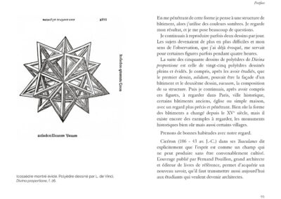 Livre « Quand Fernand rencontre Luca », dessin de polyèdre par Léonard de Vinci.