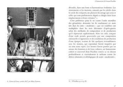 pp. 46-47 du livre « Pouillon, une architecture durable », patio à Climat de France, Alger. Texte Stéphane Gruet.mathématicien.