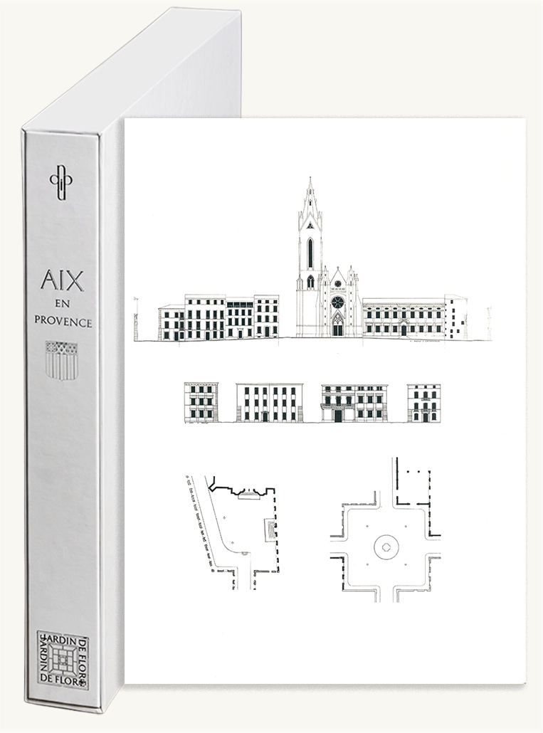 Aix-en-Provence "Aix-en-Provence" par Fernand Pouillon, 1976, nouvelle édition augmentée de "Ordonnances", 1953.