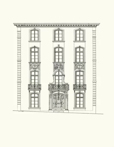 "Aix-en-Provence" par Fernand Pouillon, 1976, nouvelle édition augmentée de "Ordonnances", 1953.